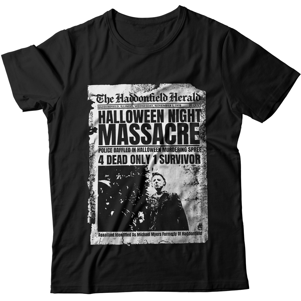 Camiseta Unisex Halloween Night Massacre