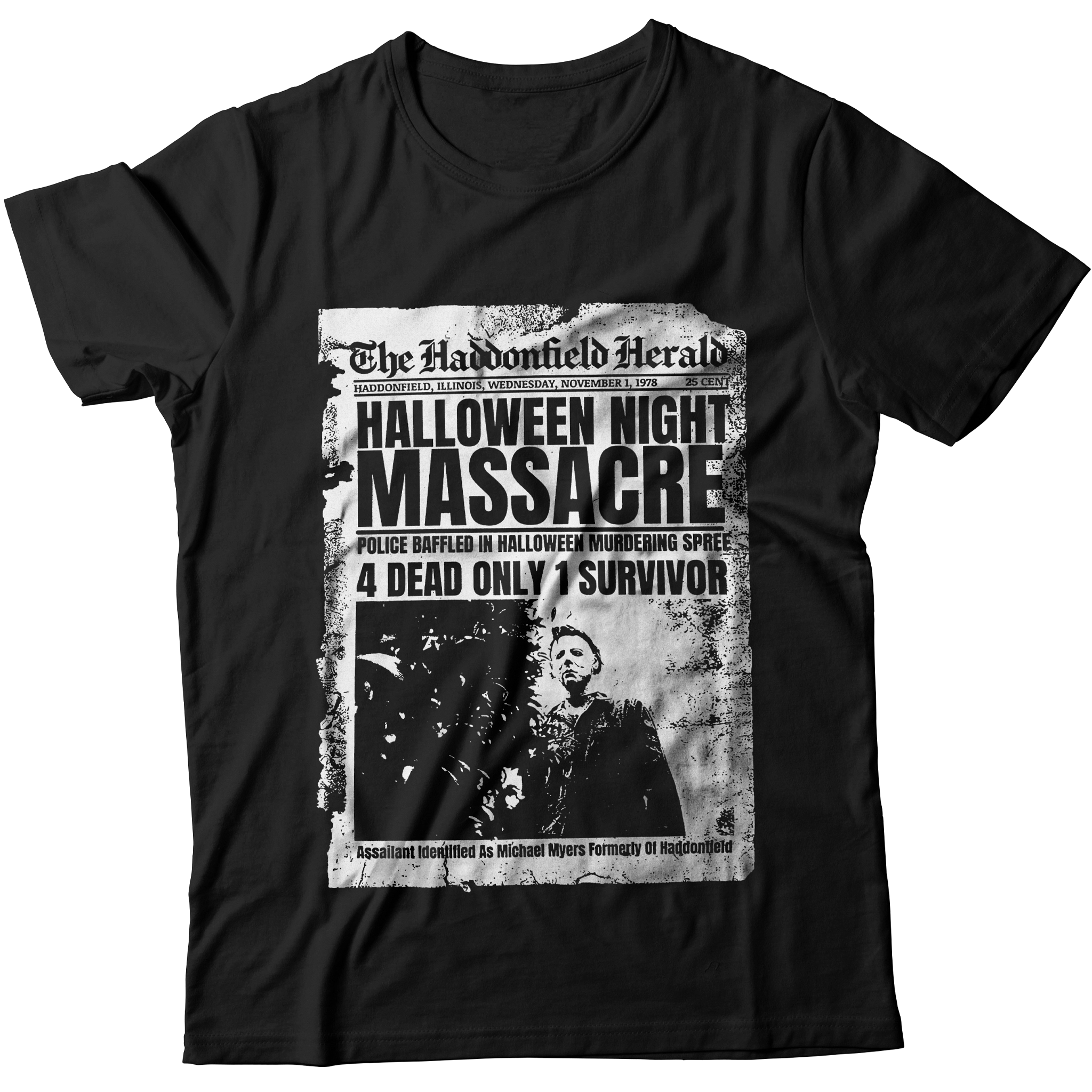 Camiseta Unisex Halloween Night Massacre