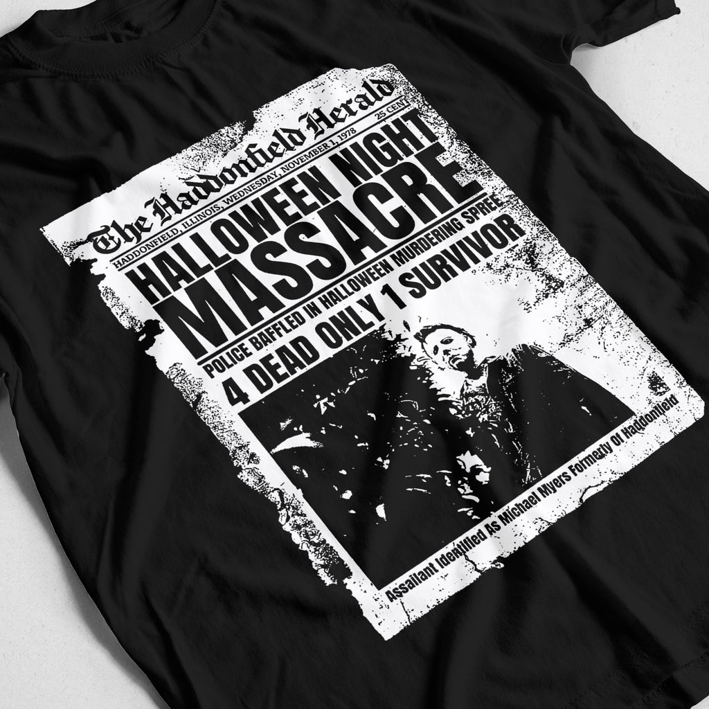 Camiseta Unisex Halloween Night Massacre