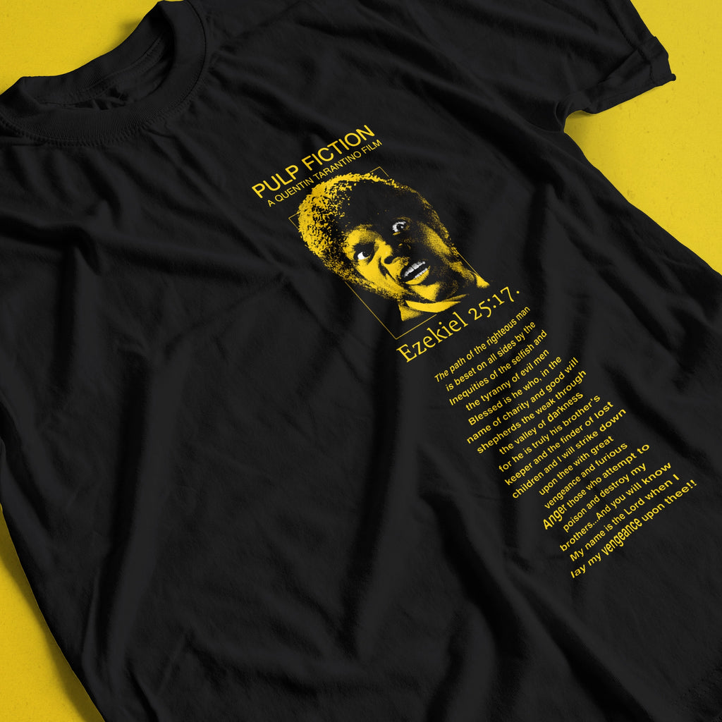 Camiseta Unisex Pulp Fiction Ezekiel 25:17: