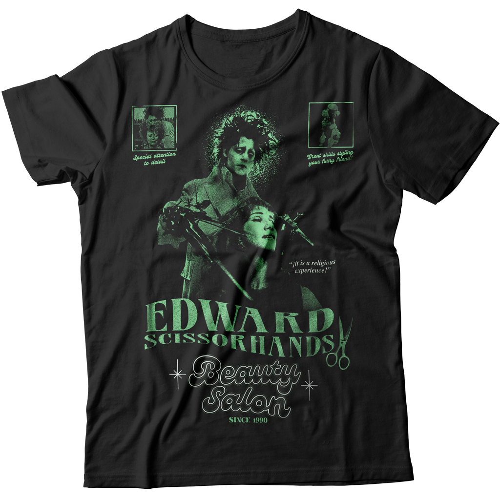 Camiseta Unisex Edward Scissorhands Beauty Salon