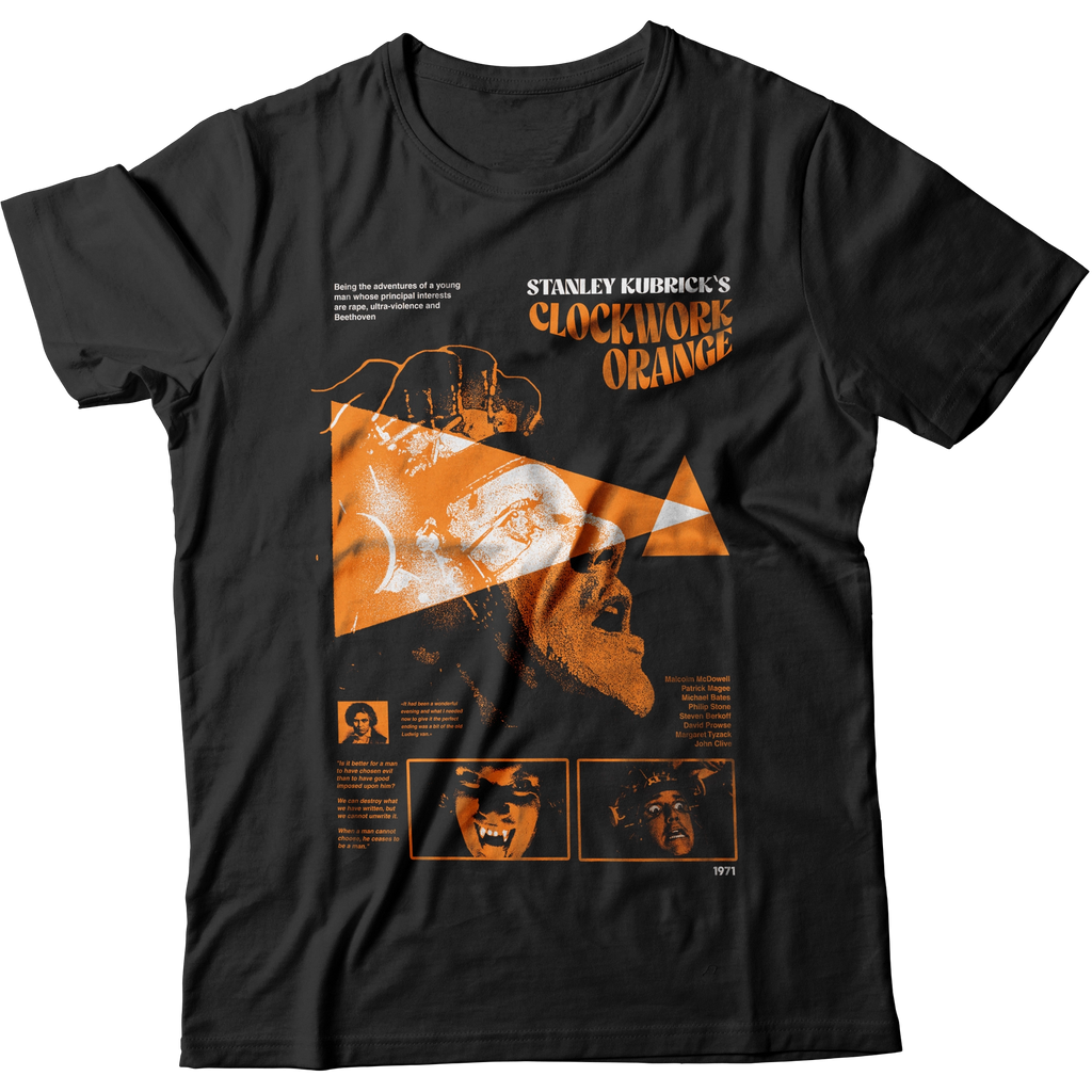 Camiseta Unisex Naranja Mecánica
