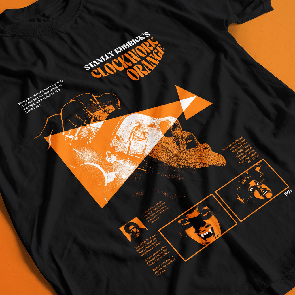 Camiseta Unisex Naranja Mecánica