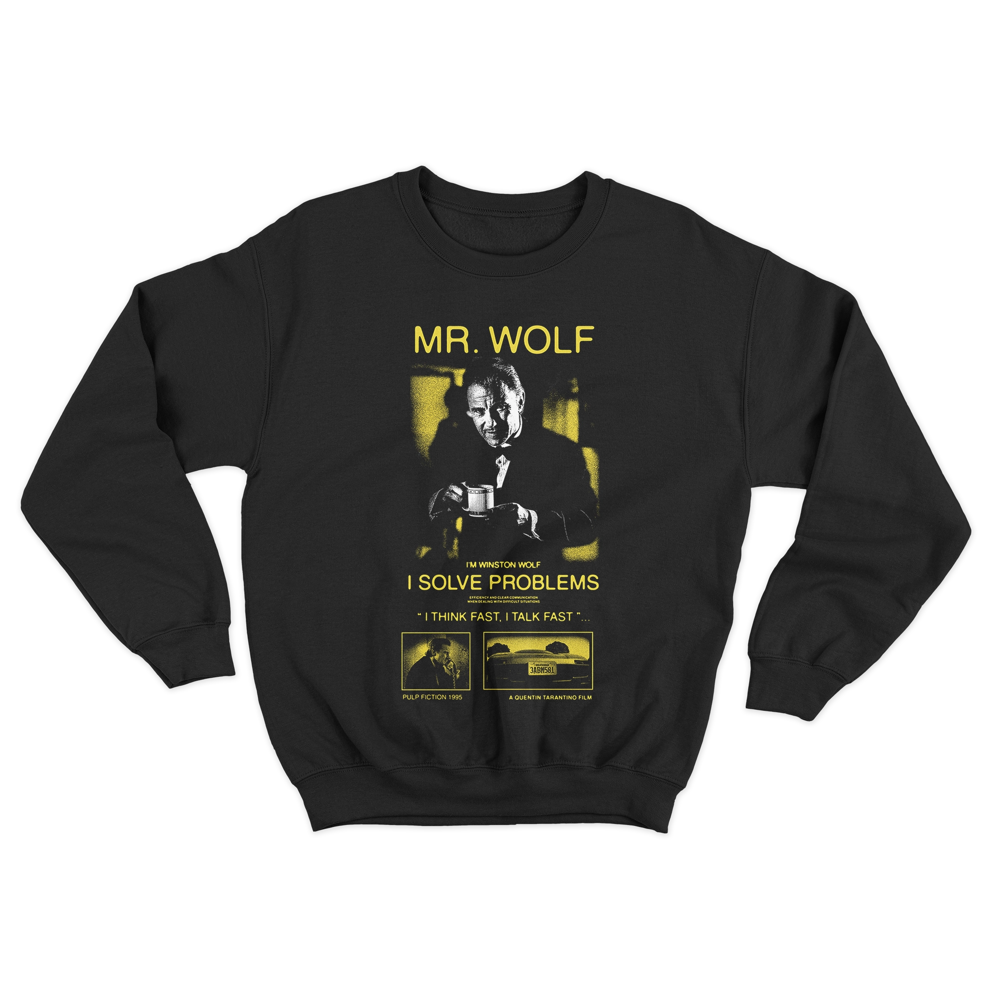 Sudadera Unisex Pulp Fiction Mr. Wolf