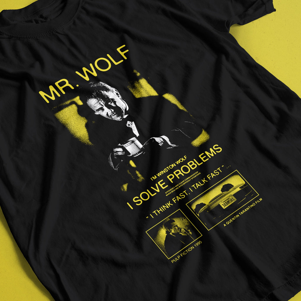 Camiseta Unisex Pulp Fiction Mr. Wolf