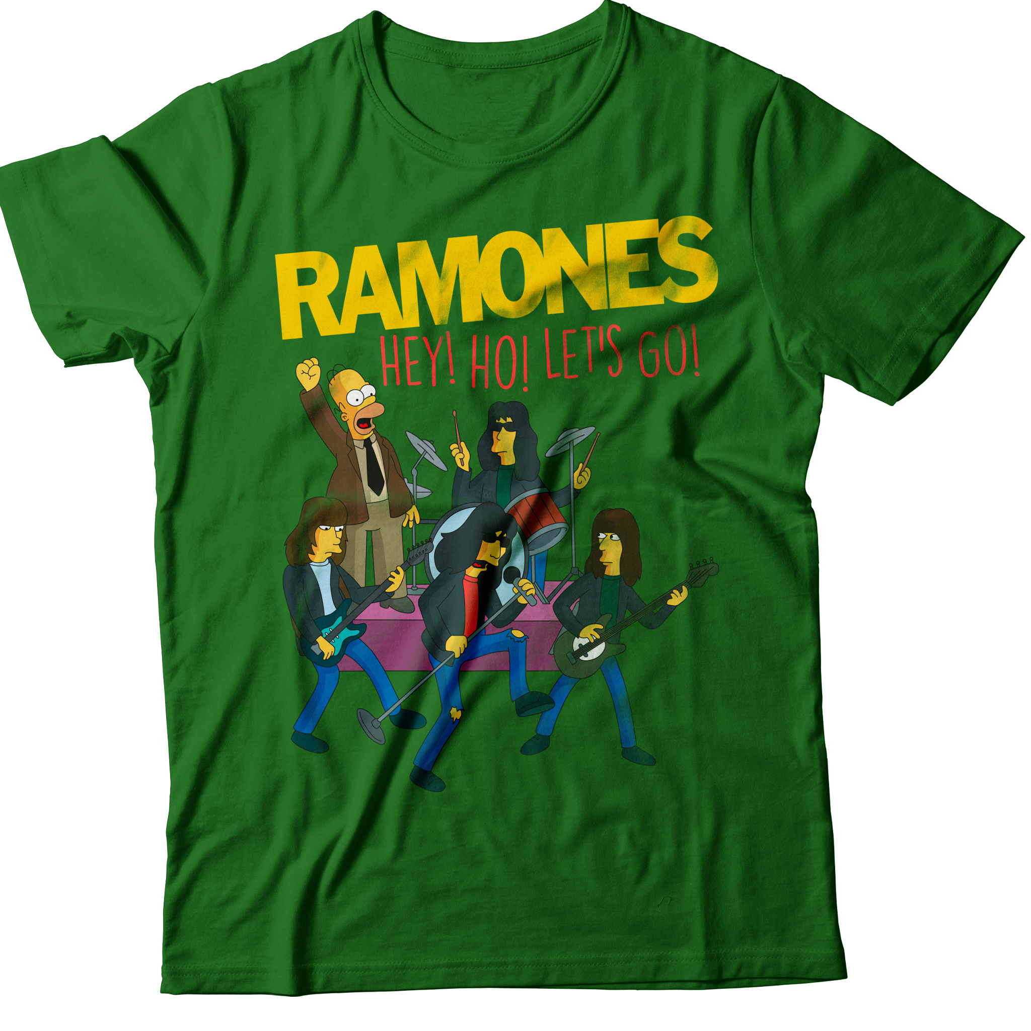 Camiseta Unisex Ramones - Los Simpsons